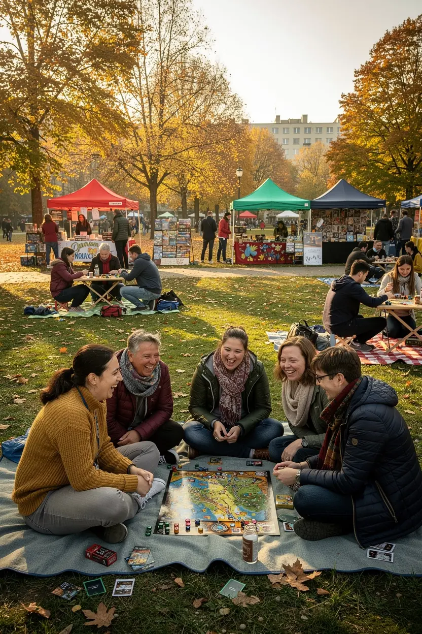 Hosts facilitating board game gatherings and discussions